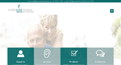 Desktop Screenshot of americanfamilyhearing.com